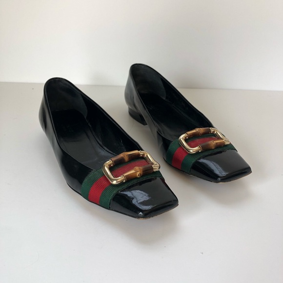 Gucci Shoes - Vintage Gucci Loafers With Ribbon Detail 8.5